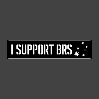 "I Support BRS" Bumper Sticker