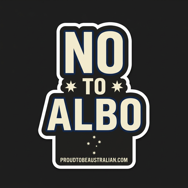 No To Albo Vinyl Sticker