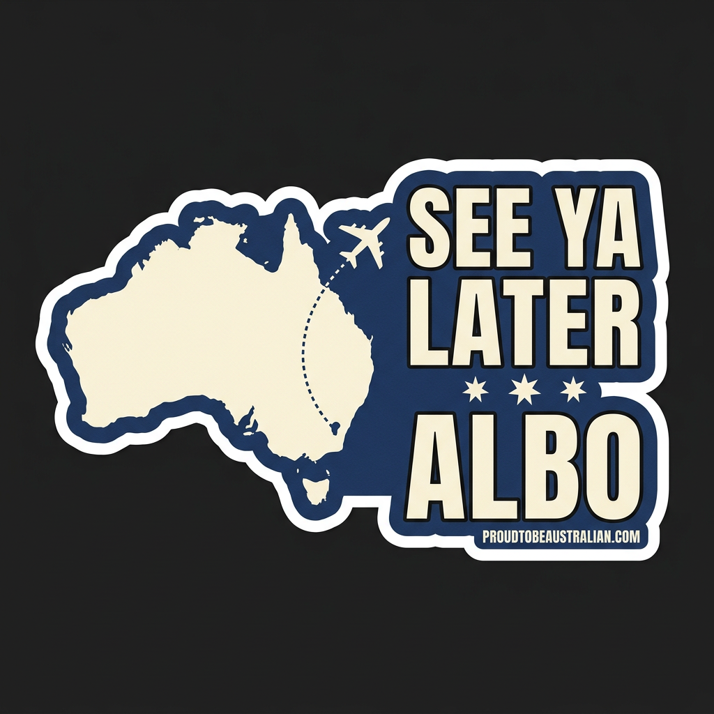 See Ya Later Albo Vinyl Sticker