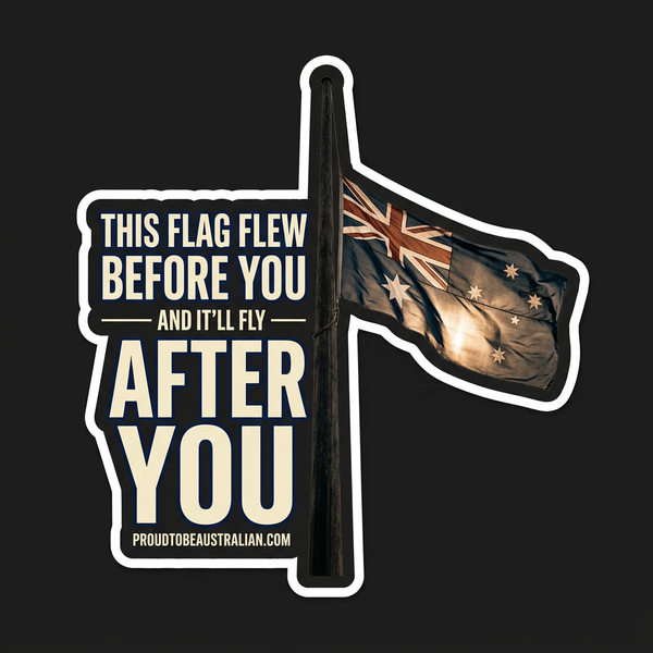 This Flag Flew Before You Vinyl Sticker