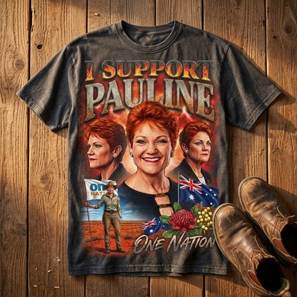 I Support Pauline — One Nation Vintage Tee