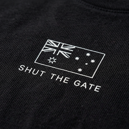 Shut The Gate - Australian Flag Tee