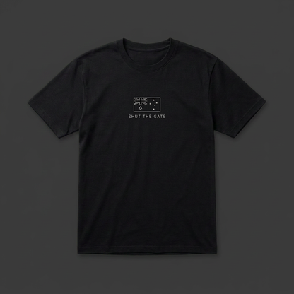 Shut The Gate - Australian Flag Tee