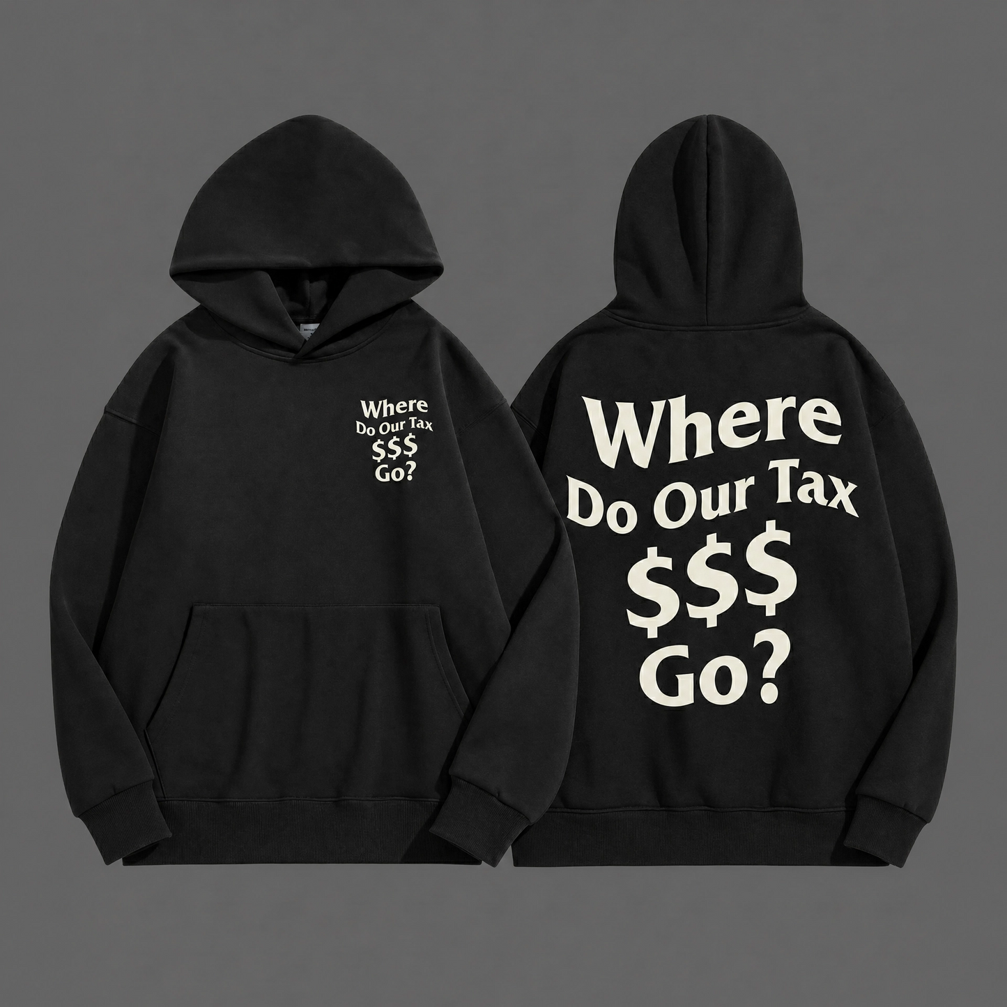 Where Do Our Tax $$$ Go? — Hoodie