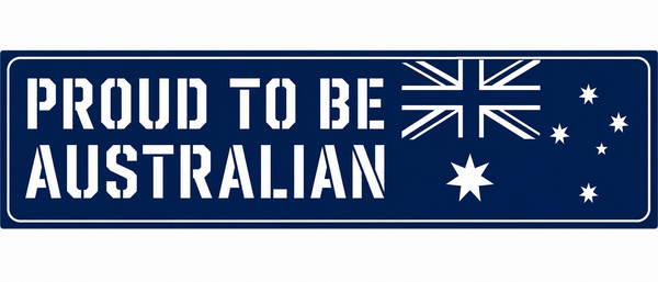 Proud To Be Australian Bumper Sticker