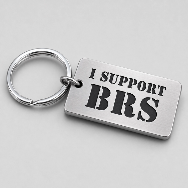 I Support BRS Keychain