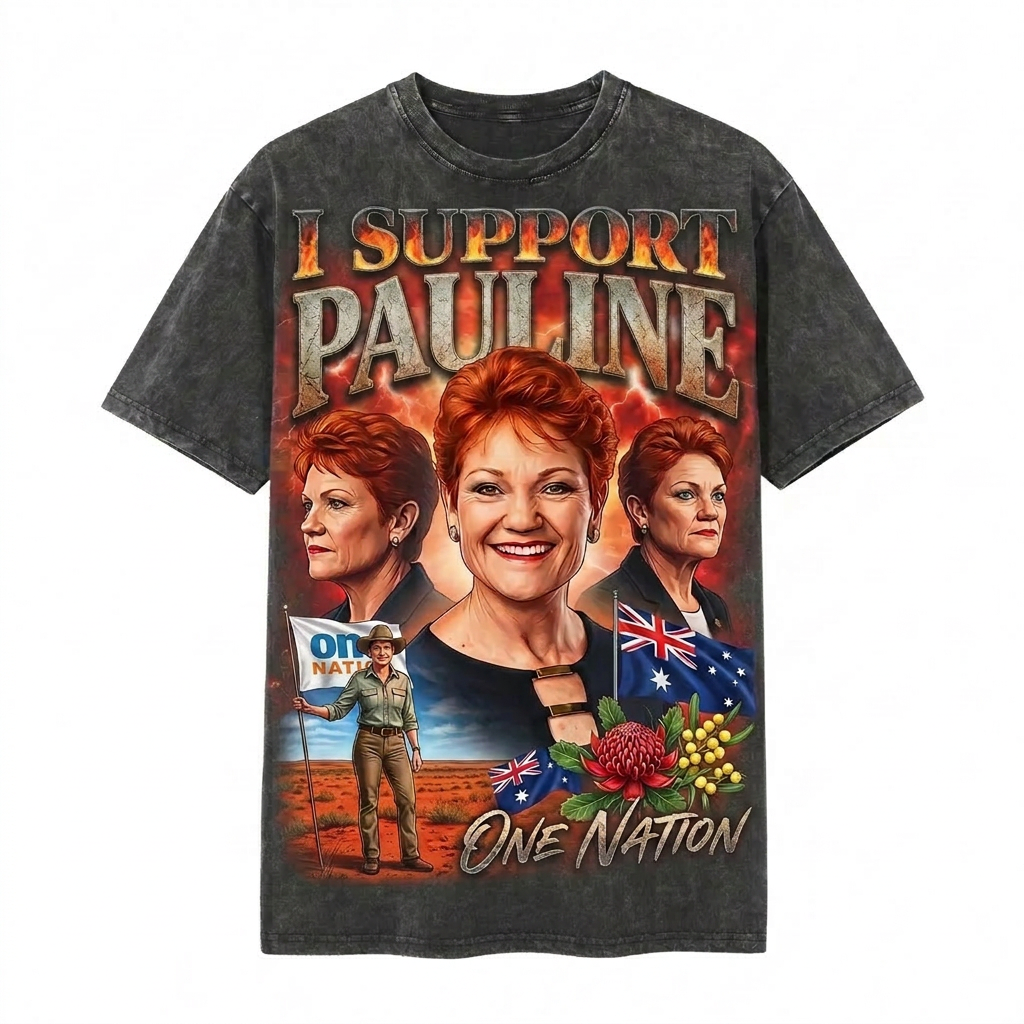 I Support Pauline — One Nation Vintage Tee