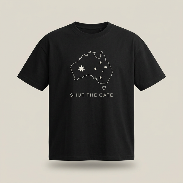 Shut The Gate - Australian Map Tee