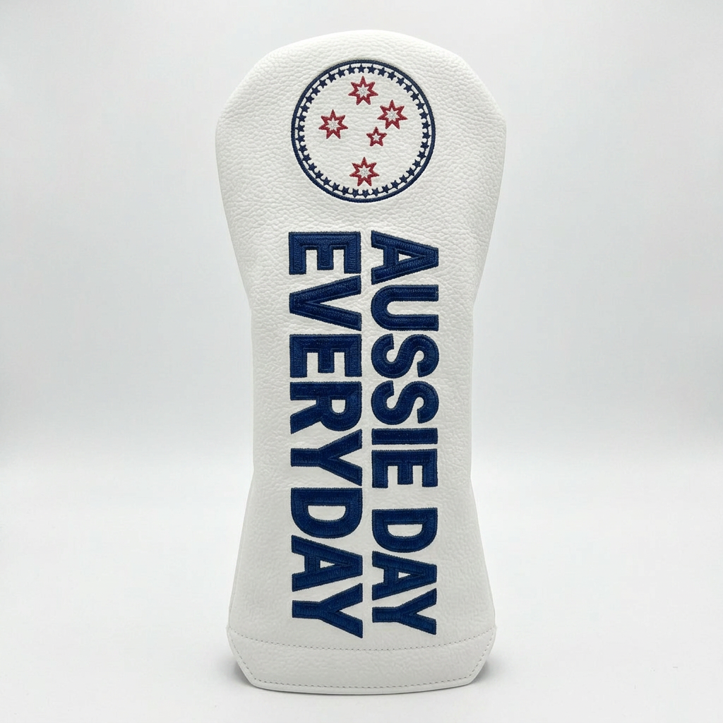 Aussie Day Everyday Driver Headcover - White