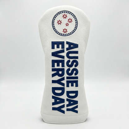 Aussie Day Everyday Driver Headcover - White
