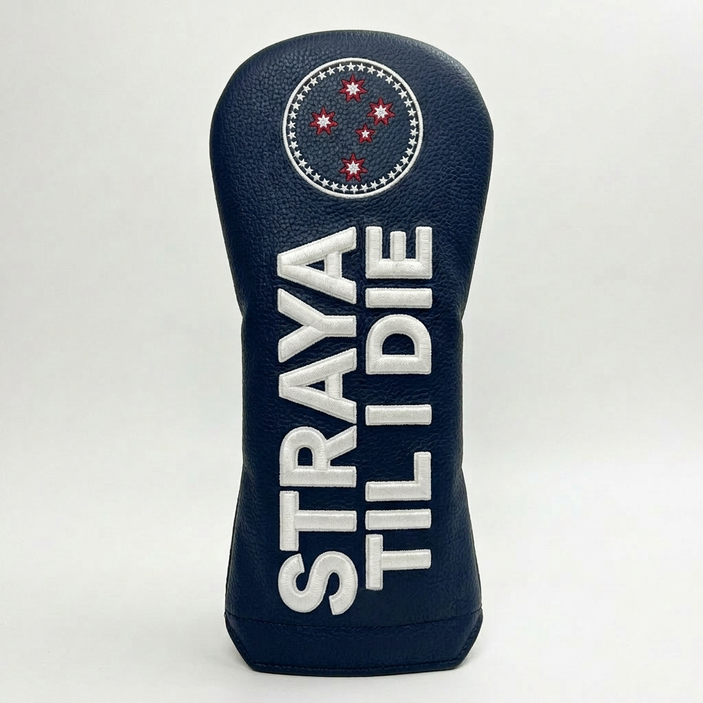 Straya 'Til I Die Driver Headcover - Navy