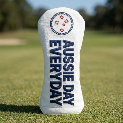 Aussie Day Everyday Driver Headcover - White