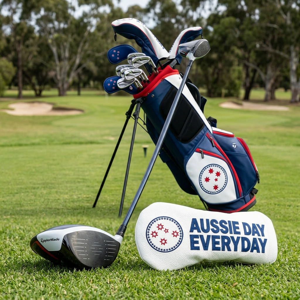 Aussie Day Everyday Driver Headcover - White