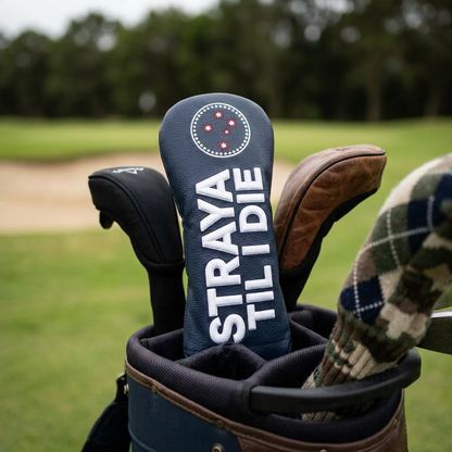 Straya 'Til I Die Driver Headcover - Navy
