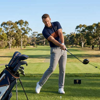 Straya 'Til I Die Polo - Navy/Rust
