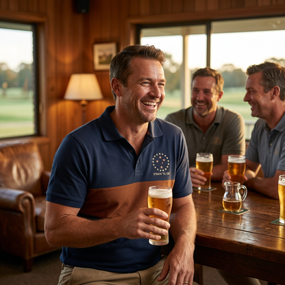Straya 'Til I Die Polo - Navy/Rust